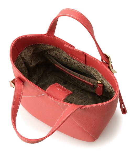 TOFF&LOADSTONE（トフアンドロードストーン）の「ラップトート ライトシュリンク（M）（トートバッグ・レディース・ライトオレンジ系・00）」の14枚目の写真