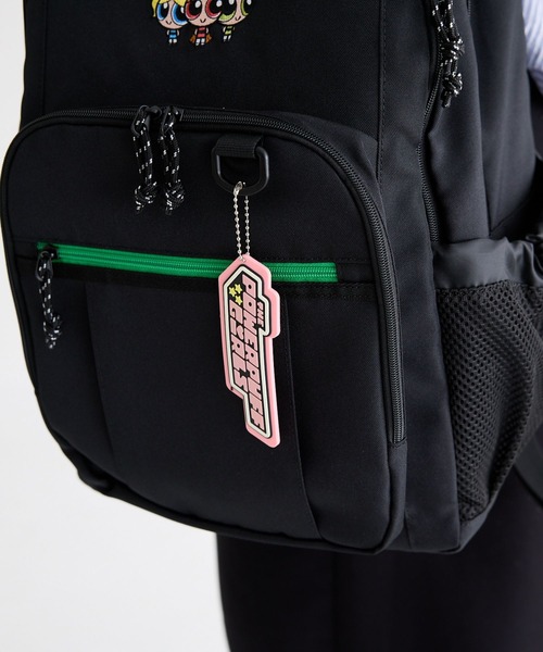 zucchero（ズッケロ）の「パワーパフガールズ リュック ナイロン 大容量 機能性 スクール 28L TPGSR-04（バックパック/リュック・レディース・ブラック×グリーン/ブラック×ブルー/ブラック×ピンク・FREE）」の7枚目の写真