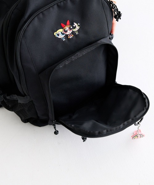 zucchero（ズッケロ）の「パワーパフガールズ リュック ナイロン 大容量 機能性 スクール 28L TPGSR-04（バックパック/リュック・レディース・ブラック×グリーン/ブラック×ブルー/ブラック×ピンク・FREE）」の9枚目の写真