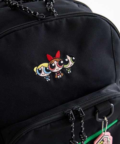 zucchero（ズッケロ）の「パワーパフガールズ リュック ナイロン 大容量 機能性 スクール 28L TPGSR-04（バックパック/リュック・レディース・ブラック×グリーン/ブラック×ブルー/ブラック×ピンク・FREE）」の10枚目の写真