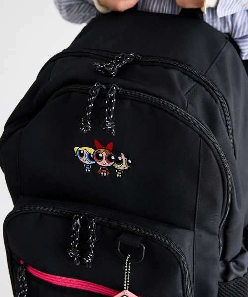 zucchero（ズッケロ）の「パワーパフガールズ リュック ナイロン 大容量 機能性 スクール 28L TPGSR-04（バックパック/リュック・レディース・ブラック×グリーン/ブラック×ブルー/ブラック×ピンク・FREE）」の17枚目の写真
