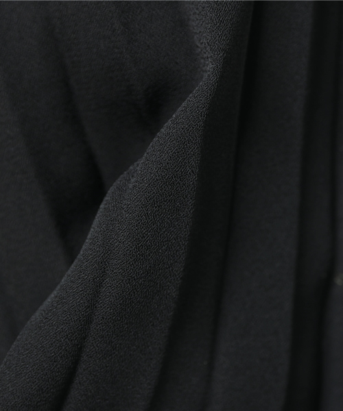 Omekashi（オメカシ）の「【Omekashi】シフォンプリーツパンツ（その他パンツ・レディース・オフホワイト/ブラック/グレー・ﾌﾘ-）」の10枚目の写真