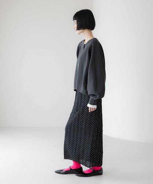 LOWRYS FARM（ローリーズファーム）の「チビフリルカットタイトスカート　636416（スカート・レディース・ホワイト/ブラック/グレー/グリーン/ホワイト系その他/ブラック系その他・FREE）」の11枚目の写真