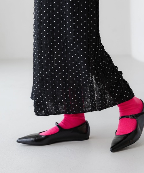 LOWRYS FARM（ローリーズファーム）の「チビフリルカットタイトスカート　636416（スカート・レディース・ホワイト/ブラック/グレー/グリーン/ホワイト系その他/ブラック系その他・FREE）」の14枚目の写真