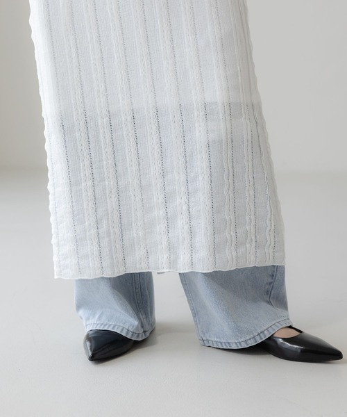 LOWRYS FARM（ローリーズファーム）の「チビフリルカットタイトスカート　636416（スカート・レディース・ホワイト/ブラック/グレー/グリーン/ホワイト系その他/ブラック系その他・FREE）」の21枚目の写真