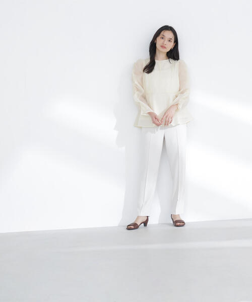 NATURAL BEAUTY BASIC（ナチュラルビューティーベーシック）の「◇カラーテーパードパンツ（その他パンツ・レディース・ライトグリーン/ベージュ/ブルー・P/S/MEDIUM）」の20枚目の写真