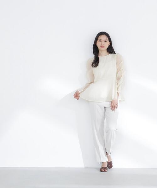 NATURAL BEAUTY BASIC(ナチュラルビューティーベーシック)の「◇カラーテーパードパンツ(その他パンツ・レディース・ライトグリーン/ベージュ/ブルー・P/S/MEDIUM)」の9枚目の写真
