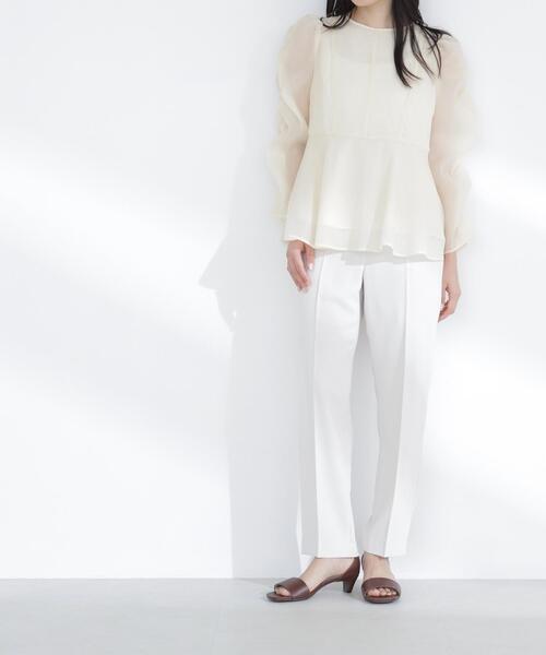 NATURAL BEAUTY BASIC(ナチュラルビューティーベーシック)の「◇カラーテーパードパンツ(その他パンツ・レディース・ライトグリーン/ベージュ/ブルー・P/S/MEDIUM)」の10枚目の写真