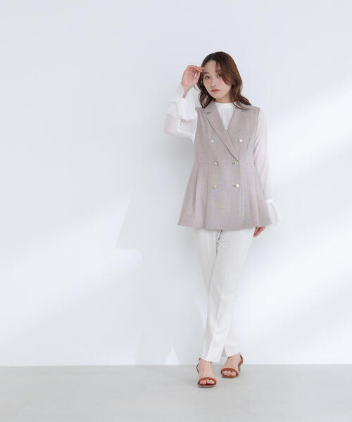 NATURAL BEAUTY BASIC（ナチュラルビューティーベーシック）の「◇カラーテーパードパンツ（その他パンツ・レディース・ライトグリーン/ベージュ/ブルー・P/S/MEDIUM）」の18枚目の写真