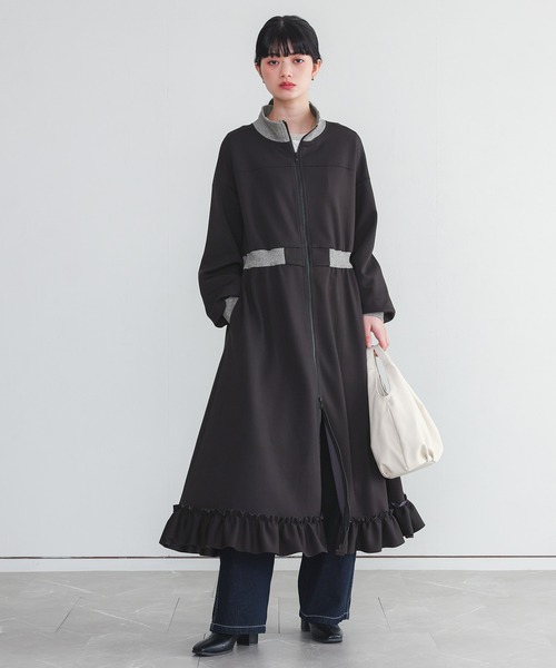 somari imagination（ソマリ イマジネーション）の「『ジャージフレアワンピース』（ワンピース・レディース・ネイビー/ブラック・1/2）」の21枚目の写真