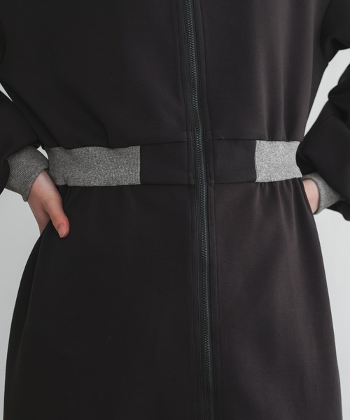 somari imagination（ソマリ イマジネーション）の「『ジャージフレアワンピース』（ワンピース・レディース・ネイビー/ブラック・1/2）」の16枚目の写真