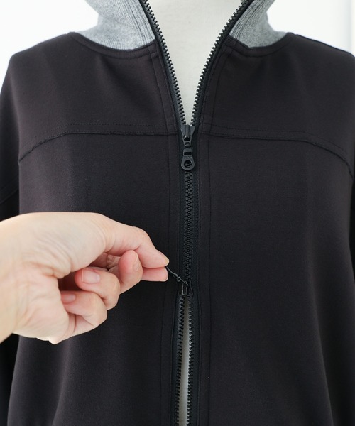 somari imagination（ソマリ イマジネーション）の「『ジャージフレアワンピース』（ワンピース・レディース・ネイビー/ブラック・1/2）」の9枚目の写真