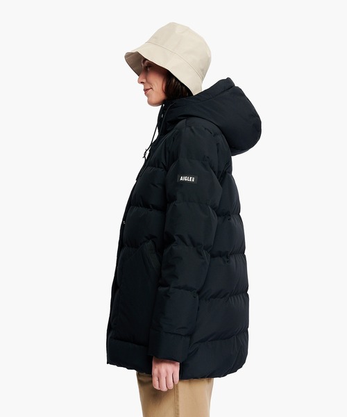 AIGLE（エーグル）の「GORE-TEX ゴアテックス ウィンドストッパー(R) 防風 透湿 撥水 ダウンジャケット RP（ダウンジャケット/コート・レディース・ホワイト/ブラック/グリーン・42/44/40/38/34/36）」の18枚目の写真