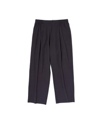 THOUSAND MILE（サウザンドマイル）の「【M's】TUCK LONG PANTS T/PU(PRINT)/タックロングパンツ ストライププリント（その他パンツ）」