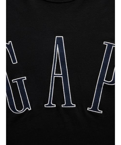 GAP(ギャップ)の「オーバーサイズ GAPロゴ クロップドTシャツ 長袖(Tシャツ/カットソー・メンズ・ラベンダー/ブルー/ブラック/オフホワイト/グリーン/ブラウン・S/XS/XL/M/L)」の7枚目の写真