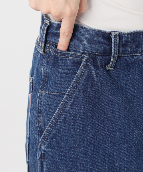 B.C STOCK(ベーセーストック)の「ウォッシャブル / DU JOUR / デュ ジュール BARREL PAINTER JEAN(デニムパンツ・レディース・ライトブルー/ピンク/ホワイト・38/36)」の21枚目の写真