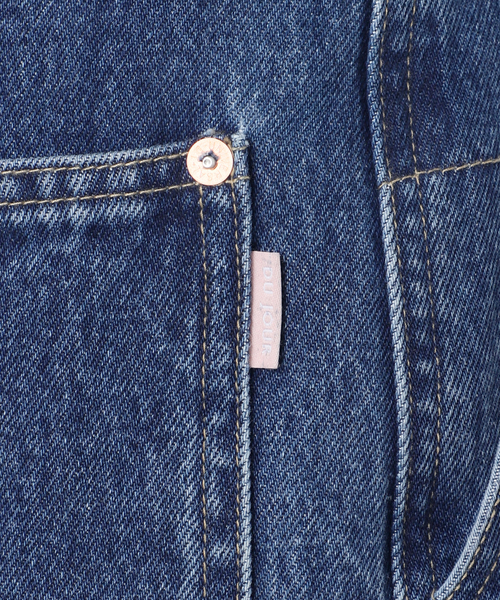 B.C STOCK(ベーセーストック)の「ウォッシャブル / DU JOUR / デュ ジュール BARREL PAINTER JEAN(デニムパンツ・レディース・ライトブルー/ピンク/ホワイト・38/36)」の15枚目の写真