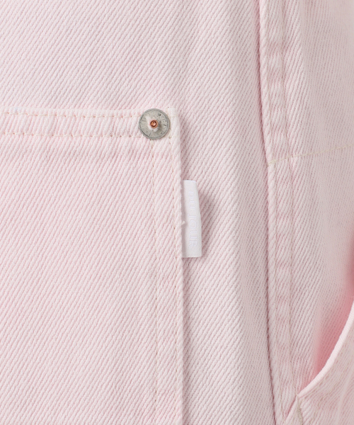 B.C STOCK(ベーセーストック)の「ウォッシャブル / DU JOUR / デュ ジュール BARREL PAINTER JEAN(デニムパンツ・レディース・ライトブルー/ピンク/ホワイト・38/36)」の9枚目の写真