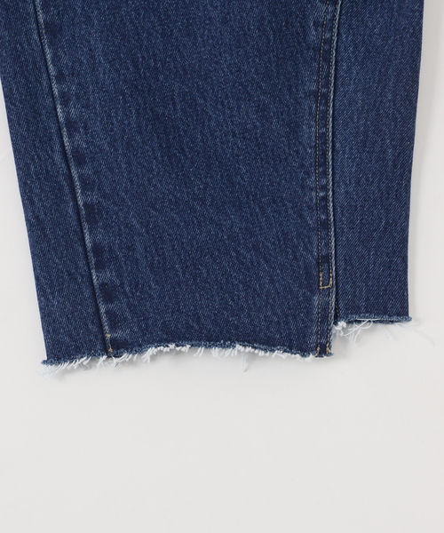 B.C STOCK(ベーセーストック)の「ウォッシャブル / DU JOUR / デュ ジュール BARREL PAINTER JEAN(デニムパンツ・レディース・ライトブルー/ピンク/ホワイト・38/36)」の7枚目の写真