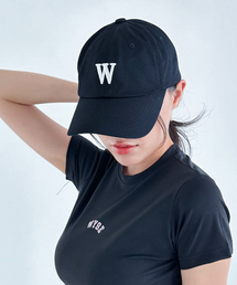 WYSE（ワイズ）の「ダブルUベーシックキャップ（ブラック）（キャップ）」