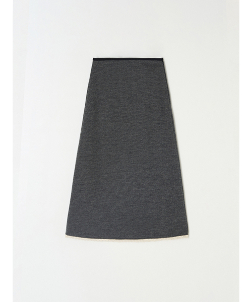 BEMUSE MANSION(ビミューズマンション)の「Lace detail A line skirt - Charcoal(スカート・レディース・チャコール・FREE)」の5枚目の写真