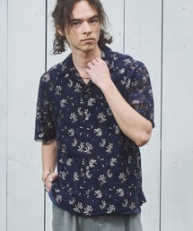 Flower lace shirts/フラワーレースシャツ