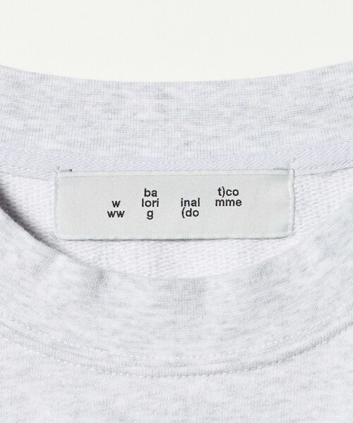 BAL（バル）の「＜BAL＞DANCE クルー スウェット（スウェット・メンズ・ブラック/ライトグレー・2/1）」の15枚目の写真