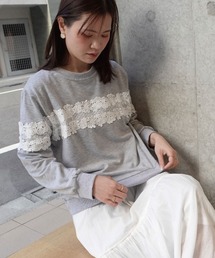 CORNERS | レース切り替えスウェットトップス(スウェット)