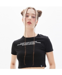 PY LETTERING TEE(BLACK)