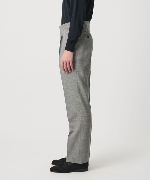UNITED ARROWS（ユナイテッドアローズ）の「ハウンドトゥース  サイドアジャスター １プリーツ スラックス（スラックス・メンズ・ブラック・48/46/50）」の4枚目の写真