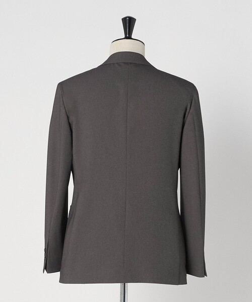 green label relaxing（グリーンレーベルリラクシング）の「A+ ポリエステル シャークスキン ダブルブレスト 4B スタンダード セットアップ ジャケット -ウォッシャブル・ストレッチ-（テーラードジャケット・メンズ・ブラウン系/ネイビー・XL/L/M/S）」の15枚目の写真