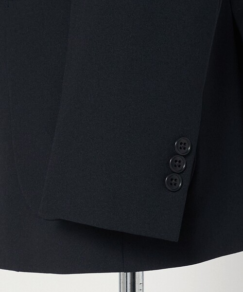 green label relaxing（グリーンレーベルリラクシング）の「A+ ポリエステル シャークスキン ダブルブレスト 4B スタンダード セットアップ ジャケット -ウォッシャブル・ストレッチ-（テーラードジャケット・メンズ・ブラウン系/ネイビー・XL/L/M/S）」の22枚目の写真