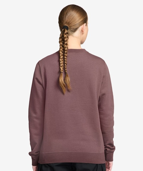 NIKE(ナイキ)の「ナイキ NIKE ナイキ NSW クラブ STD フリース L/S クルー(スウェット・レディース・ブラウン/パープル・S/M/L/XL)」の7枚目の写真