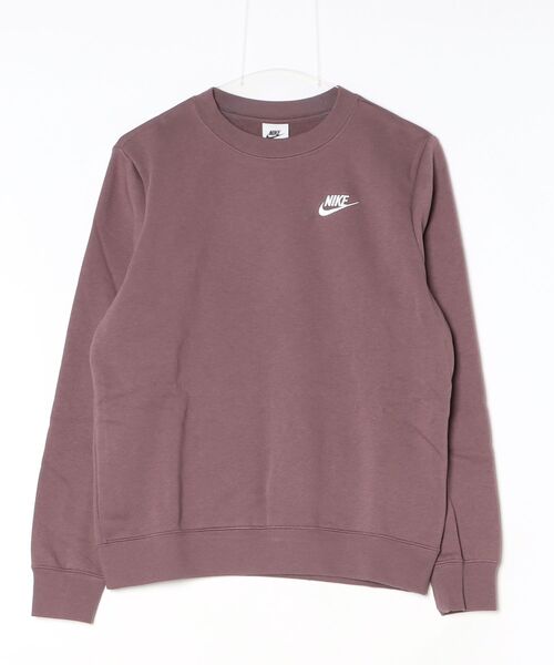 NIKE(ナイキ)の「ナイキ NIKE ナイキ NSW クラブ STD フリース L/S クルー(スウェット・レディース・ブラウン/パープル・S/M/L/XL)」の4枚目の写真