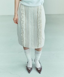 EN NEUME | 【Set Up】Lace Composition Midi Skirt(スカート)