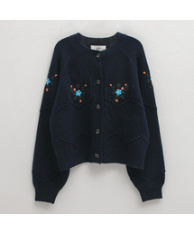 ATELIER NAIN | FLOWER EMBROIDE CARDIGAN(CD-2154)(カーディガン/ボレロ)