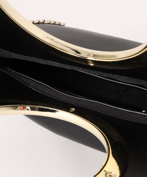 STEVE MADDEN(スティーブマデン)の「フープハンドルバッグ/S.MADDEN BFIORAーXS(ハンドバッグ・レディース・ナチュラル/ブラック・F)」の8枚目の写真