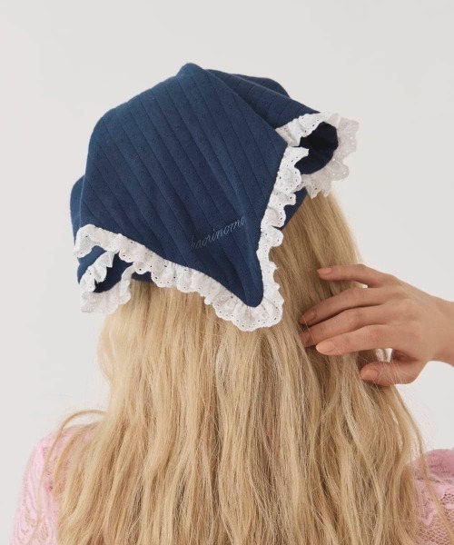 kaorinomori（カオリノモリ）の「kaorinomori  フルルキャップ / カオリノモリ（キャップ・レディース・ホワイト/ネイビー/ピンク・FREE）」の17枚目の写真