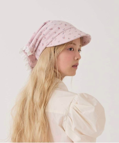 kaorinomori（カオリノモリ）の「kaorinomori  フルルキャップ / カオリノモリ（キャップ・レディース・ホワイト/ネイビー/ピンク・FREE）」の22枚目の写真