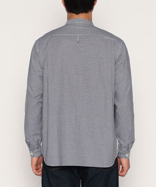 Men's Oxford Band Collar Shirt Pattern（シャツ/ブラウス）｜DANTON