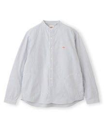 DANTON(�_���g��)��Men's Oxford Band Collar Shirt Pattern(�V���c/�u���E�X)