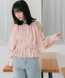 Heather（ヘザー）の「ショルダーカットブラウス　656715（シャツ/ブラウス・レディース）」