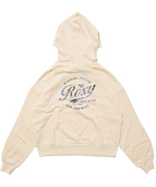 ROXY(ロキシー)の「ロキシー ROXY アウトドアカジュアル スウェットパーカー(パーカー・レディース・ホワイト×グレー/グレー×ピンク/レッド・S/M/L)」の6枚目の写真