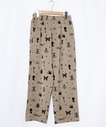 iS ScoLar（イズスカラー）の「561209：アンティーク調フロッキープリントパンツ（デニムパンツ）」