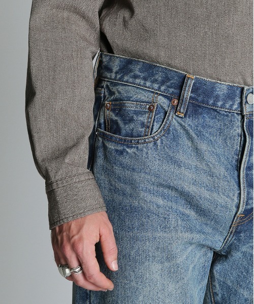 Schott(ショット)の「Schott/ショット/LOT. 925 FP DENIM PANTS USED/ファイアプルーフ デニム ユーズド(デニムパンツ・メンズ・ブルー系その他・30/32/34/36)」の8枚目の写真