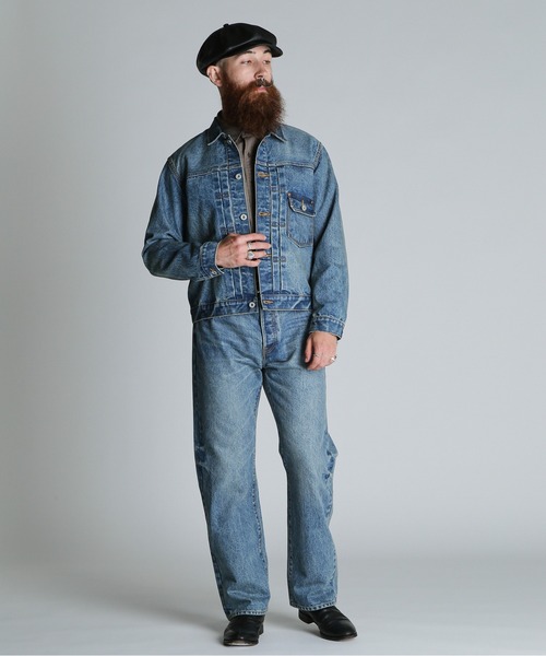 Schott(ショット)の「Schott/ショット/LOT. 925 FP DENIM PANTS USED/ファイアプルーフ デニム ユーズド(デニムパンツ・メンズ・ブルー系その他・30/32/34/36)」の12枚目の写真
