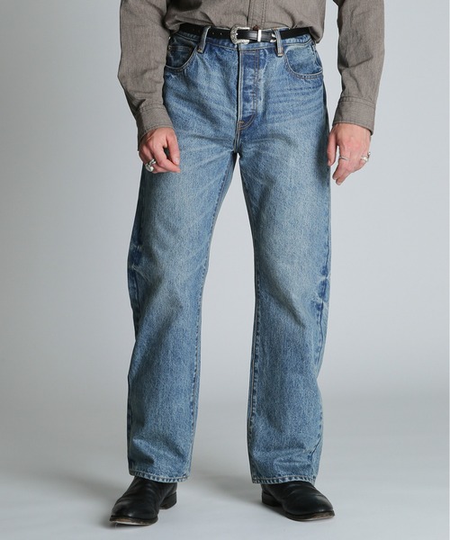 Schott(ショット)の「Schott/ショット/LOT. 925 FP DENIM PANTS USED/ファイアプルーフ デニム ユーズド(デニムパンツ・メンズ・ブルー系その他・30/32/34/36)」の3枚目の写真