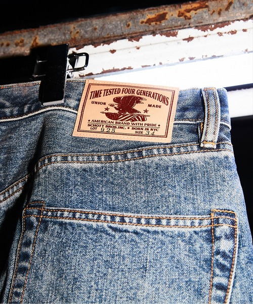 Schott(ショット)の「Schott/ショット/LOT. 925 FP DENIM PANTS USED/ファイアプルーフ デニム ユーズド(デニムパンツ・メンズ・ブルー系その他・30/32/34/36)」の2枚目の写真