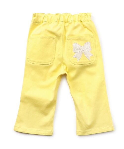 apres les cours（アプレレクール）の「【クロップド丈】リボンポケットきゅんパンツ（その他パンツ・キッズ・イエロー/インディゴブルー/ブラック・130/120/110/100/90/80/140）」の8枚目の写真