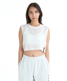 ROXY ウィメンズ FITNESS TRIPLE HEARTS TANK トップス 【2026年春夏モデル】/ロキシー速乾ショート丈タンクトップ